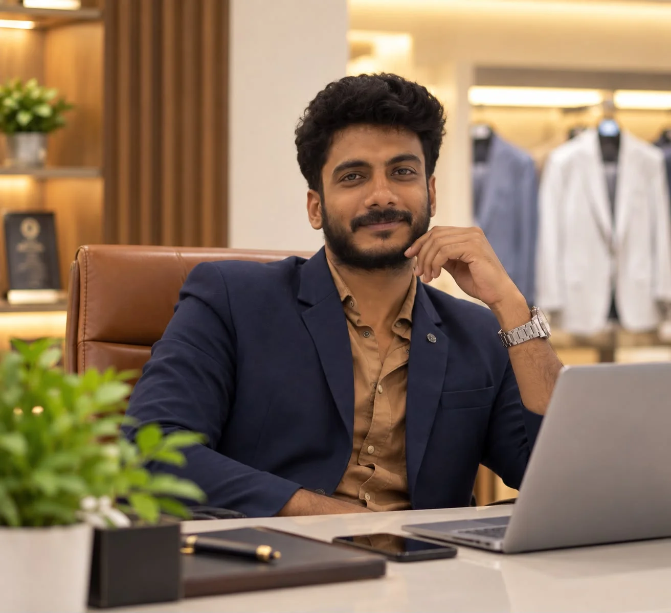Manaf, business owner, client testimonial for Shabana